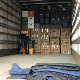 Keep It Moving - Perfectly stacked box wall for a customer in Mandeville, LA. Keep It Moving! - Movers Near Me - Slidell, Louisiana