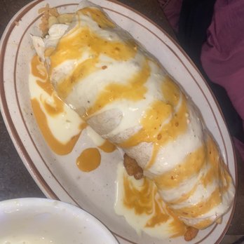 Jose Tequila's - Bang Bang Shrimp Burrito-- weird... had carrots and broccoli inside - Mexican Near Me - Virginia Beach, Virginia Jose Tequila's - Bang Bang Shrimp Burrito-- weird... had carrots and broccoli inside - Mexican Near Me - Virginia Beach, Virginia