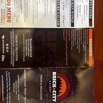 Brick City Eatery - Menu - Pizza Near Me - Lutz, Florida Brick City Eatery - Menu - Pizza Near Me - Lutz, Florida