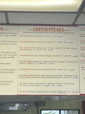 Menu photo 1 Cheesesteak Factory Surfside Beach, SC