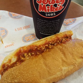 Jersey Mike's Subs - Chicken parm sub disaster before - Sandwiches Near Me - Ft. Lauderdale, Florida