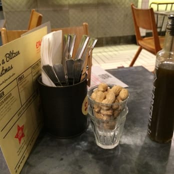 Gourmet Burger Kitchen - Waiting for my burger and munchkin peanuts! - Burgers Near Me - London, XGL