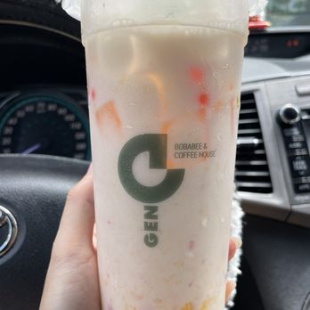 Gen bobabee & coffee house - N2. Strawberry Mango Yo-Milk - Coffee & Tea Near Me - Austin, Texas Gen bobabee & coffee house - N2. Strawberry Mango Yo-Milk - Coffee & Tea Near Me - Austin, Texas