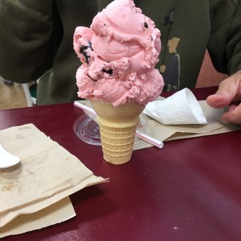 Hoover's Restaurant - Small cherry ice cream cone - Ice Cream & Frozen Yogurt Near Me - Sanborn, New York Hoover's Restaurant - Small cherry ice cream cone - Ice Cream & Frozen Yogurt Near Me - Sanborn, New York