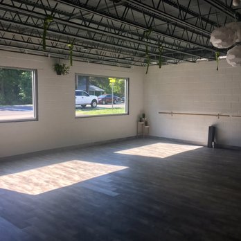 Fitness at The Cube - Group fitness room downstairs. - Pilates Near Me - Durham, North Carolina