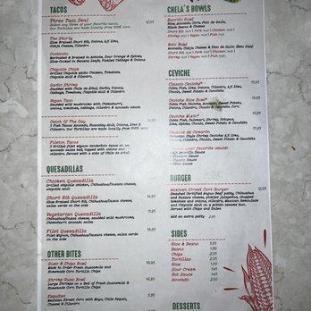 Chela's Miami - Menu - Mexican Near Me - Miami Lakes, Florida Chela's Miami - Menu - Mexican Near Me - Miami Lakes, Florida