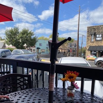 Jardin Corona - View from sidewalk tables - Mexican Near Me - Marble Falls, Texas Jardin Corona - View from sidewalk tables - Mexican Near Me - Marble Falls, Texas