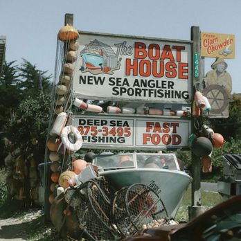 The Boat House - Outside sign - Fish & Chips Near Me - Bodega Bay, California