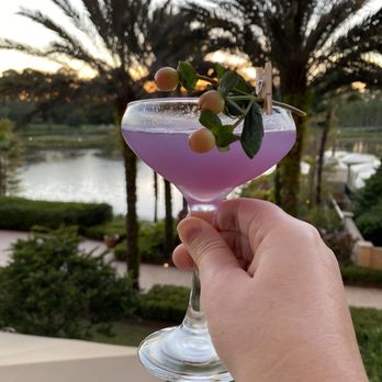 The Lobby Bar - Forget me not beverage. - Bars Near Me - Orlando, Florida