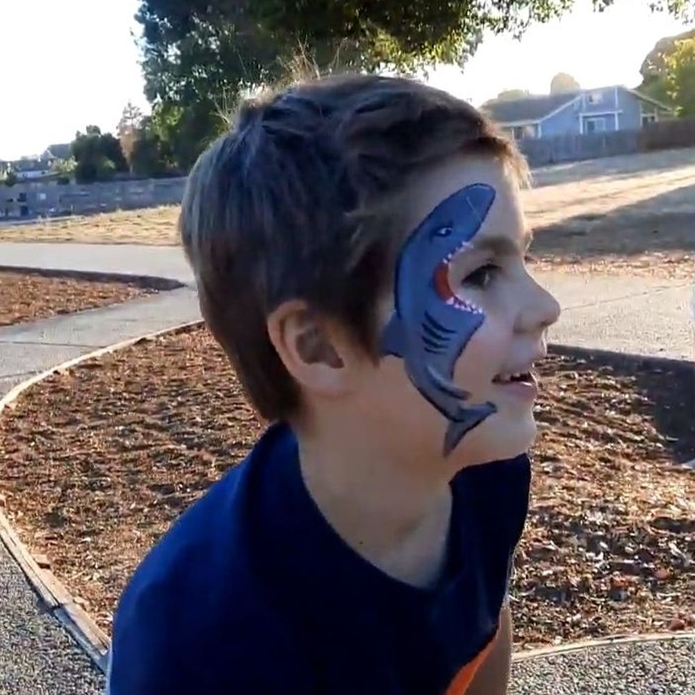Fiesta Face Paint - A big smile thanks to the amazing Fiesta Face Paint her talent and kindness made his day! - Face Painting Near Me Fiesta Face Paint - A big smile thanks to the amazing Fiesta Face Paint her talent and kindness made his day! - Face Painting Near Me