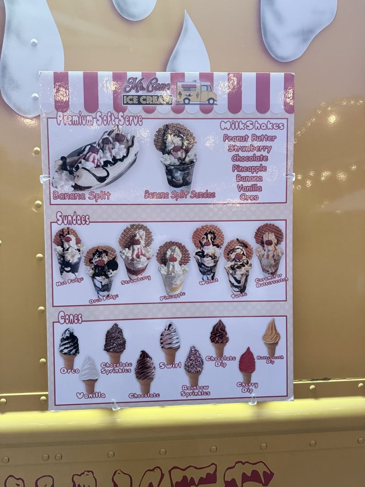 Mr. Cone Ice Cream Logo