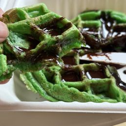 Pandan Waffle