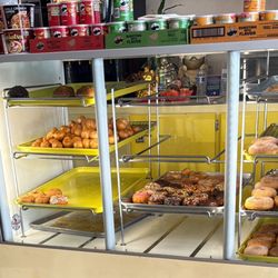Pam's Donuts - Pastry case
