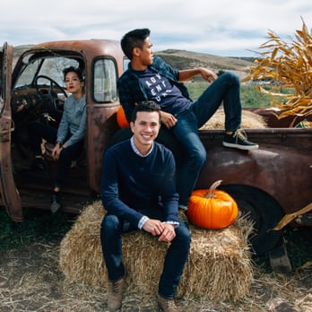 Bob's Vegetable Stand & Pumpkin Farm - Go inside the truck, climb the truck, sit in front of the truck. - Pumpkin Patches Near Me - Half Moon Bay, California