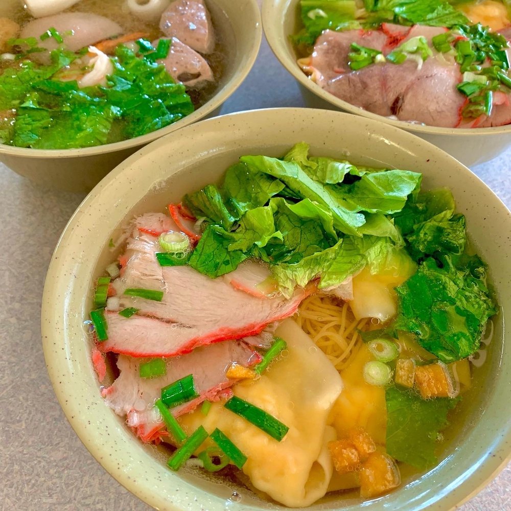 China Chen - 3 bowls of yummy. Mi Sui Cao, Mi Trieu Chau, and Hu Tieu Sui Cao - Chinese Near Me - San Jose, California China Chen - 3 bowls of yummy. Mi Sui Cao, Mi Trieu Chau, and Hu Tieu Sui Cao - Chinese Near Me - San Jose, California