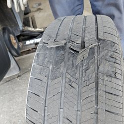 Bubba Sudz - Tire shredded. Only 14k miles.