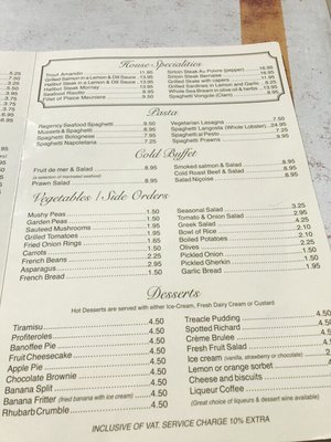 Menu photo 5 Regency Restaurant Brighton, BNH Menu photo 5 Regency Restaurant Brighton, BNH