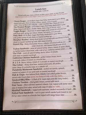 Menu photo 1 Murphy's Hotel Restaurant Murphys, CA Menu photo 1 Murphy's Hotel Restaurant Murphys, CA