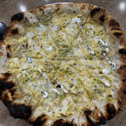Leek pizza Leek pizza