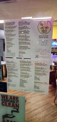 Menu photo 4 The Takeout Box Canton, MI