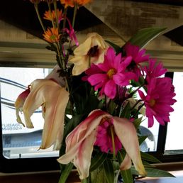 The day after the flowers were delivered...