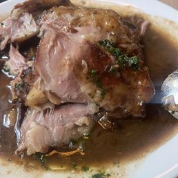 24 hours braised lamb neck, off the bone