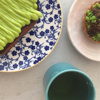 Breadbelly - 5.8.19 - kaya toast ; quiche ; chrysanthemum tea - Bakeries Near Me - San Francisco, California Breadbelly - 5.8.19 - kaya toast ; quiche ; chrysanthemum tea - Bakeries Near Me - San Francisco, California