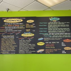 Snarf's Sandwiches - Menu