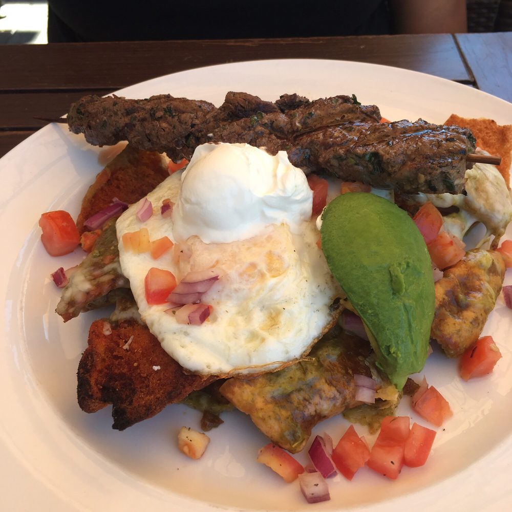 Opa Morgan Hill - Greek chilaquiles! Look at those steak tips!! - Greek Near Me - Morgan Hill, California Opa Morgan Hill - Greek chilaquiles! Look at those steak tips!! - Greek Near Me - Morgan Hill, California