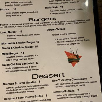 Ye Olde Lamplighter - Menu, chicken, burgers and dessert - Steakhouses Near Me - San Bernardino, California