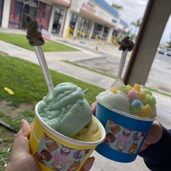 tsun scoops - Mc (double scoop) of honeydew and yuzu flavor, meccha (triple scoop) of ramune flavor and mochi ! - Ice Cream & Frozen Yogurt Near Me - Garden Grove, California tsun scoops - Mc (double scoop) of honeydew and yuzu flavor, meccha (triple scoop) of ramune flavor and mochi ! - Ice Cream & Frozen Yogurt Near Me - Garden Grove, California
