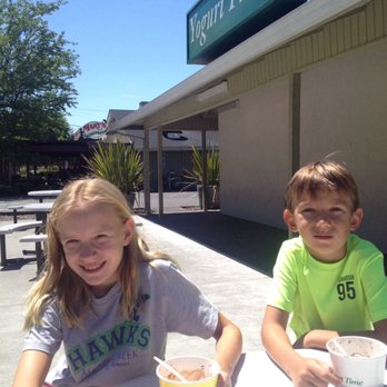 Yogurt Time - two children sitting at a table - Ice Cream & Frozen Yogurt Near Me - Santa Rosa, California Yogurt Time - two children sitting at a table - Ice Cream & Frozen Yogurt Near Me - Santa Rosa, California
