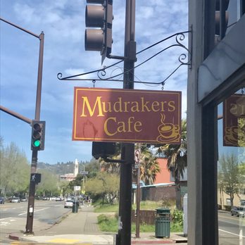 Mudrakers Cafe - Exterior sign. - Coffee & Tea Near Me - Berkeley, California