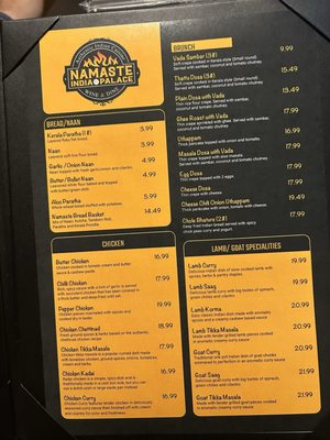 Menu photo 2 Namaste India Palace Midlothian, VA