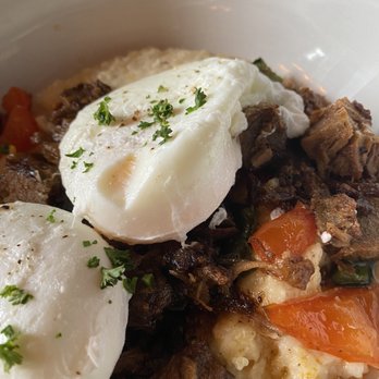 Aster Cafe - Brisket grits. - New American Near Me - Minneapolis, Minnesota