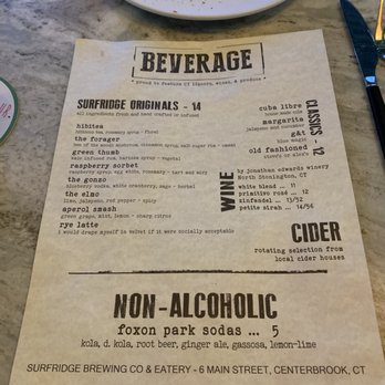 Surfridge Brewing - Brewpubs Near Me - Essex, Connecticut Surfridge Brewing - Brewpubs Near Me - Essex, Connecticut