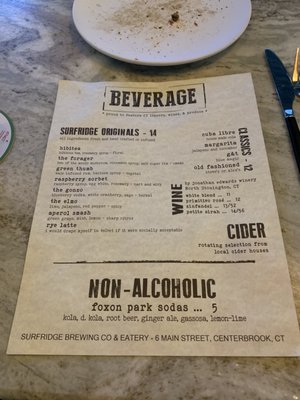 Menu photo 8 Surfridge Brewing Essex, CT Menu photo 8 Surfridge Brewing Essex, CT