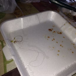 The hairs in the food! The hairs in the food!