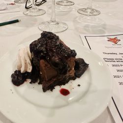 Fox Den Country Club - Delicious Chocolage Cake - Wine Dinner Course