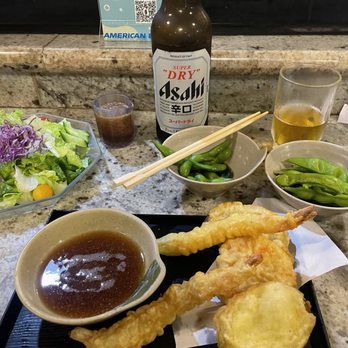 Akasaka - Delicious mixed tempura dish at Akasaka Restaurant - Japanese Near Me - Honolulu, Hawaii