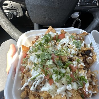 Burger Blvd - Chicken nachos with shredded cheese - Burgers Near Me - Redlands, California