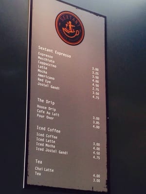 Menu photo 5 Sextant Coffee Roasters San Francisco, CA Menu photo 5 Sextant Coffee Roasters San Francisco, CA