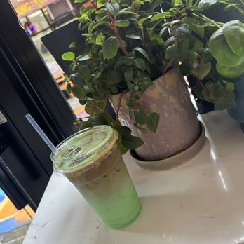 Artbean Coffee - Pandan latte - Art Galleries Near Me - New York, New York Artbean Coffee - Pandan latte - Art Galleries Near Me - New York, New York