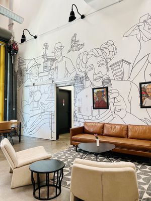 Laptop friendly cafe