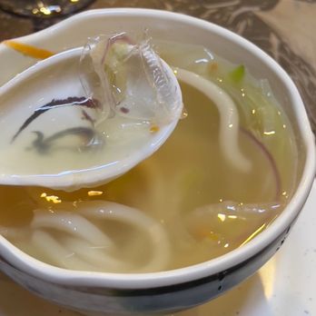 Sushi Kingdom - veggie udon with a addition of plastic - Sushi Bars Near Me - Marlton, New Jersey Sushi Kingdom - veggie udon with a addition of plastic - Sushi Bars Near Me - Marlton, New Jersey