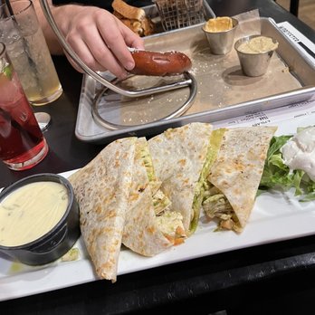 Worcester Beer Garden & Taproom - Pesto chicken quesadillas - Beer Bar Near Me - Worcester, Massachusetts