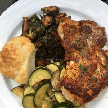 The Marlay House - Roasted chicken (no asparagus so they substituted with the brussel sprouts) - Irish Pub Near Me - Decatur, Georgia The Marlay House - Roasted chicken (no asparagus so they substituted with the brussel sprouts) - Irish Pub Near Me - Decatur, Georgia