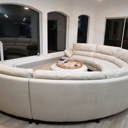 Boss Optima - Sofa and ottoman BEFORE hiring Boss Optima