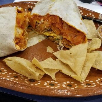 Cilantro Lime - Chilaquiles Burrito, authentic spicy delicious. - Mexican Near Me - Los Angeles, California