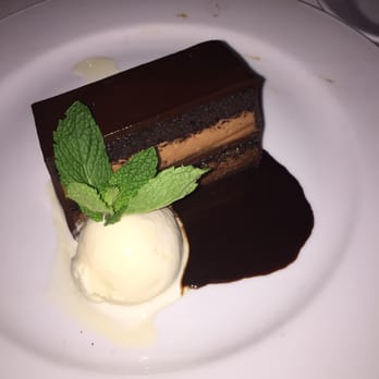 Ocean Prime - Chocolate mouse cake - Seafood Near Me - Dallas, Texas Ocean Prime - Chocolate mouse cake - Seafood Near Me - Dallas, Texas